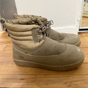 UGG Beige and Taupe Insulated Boots
